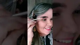 Testando a mascara para sobrancelhas Eudora Glam