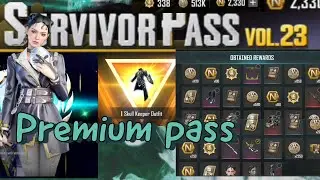 BUYING survivor pass vol 23 - PUBG NEW STATE MOBILE