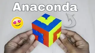 Anaconda Pattern on 3&times;3 Cube | Trending Cube pattern 🔥