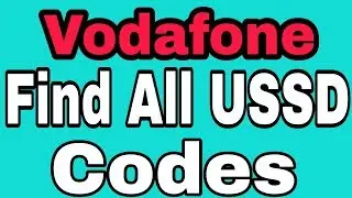 How To Find All USSD Codes In Vodafone