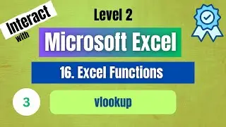 16. Excel Function : VLOOKUP 3