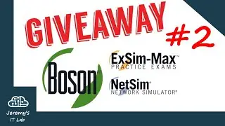 1 Year/30K Subscriber GIVEAWAY! Boson ExSim + NetSim for CCNA! (Links in video description)
