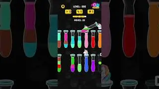 Color Water Sort 3D levels 201, 202, 203, 204, 205