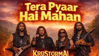 Tera Pyaar Hai Mahaan | Hindi Metal Worship Song 🔥  | KruStorm AI #gospelrock #indiangospel
