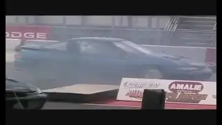 1G DSM RWD Talon 9.2 vs 2G DSM Eclipse 9.9 GSX AWD New England Dragway