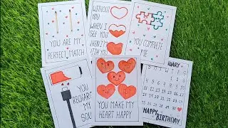 6 Cute Gift Card Idea 💝 | 6 Cute Card Idea For Friends 💖 | 6 Cute Card Making Idea 💝 Step By Step.