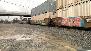 CSX # I048 entering the CSX van yard 01-07-2026