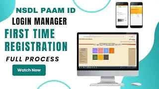 Nsdl Login Manager First Time Registration Full Process Nsdl Paam Branch Id Registration