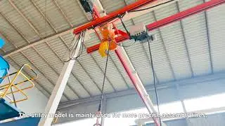 KBK rail single girder overhead crane