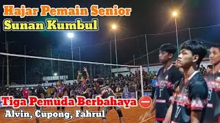 Spc Gajah VS Sunan Kumbul | Bonza cup 2023. Cupong, alvin, Fahrul Vs Iluk, nova, rudi. Set ke 3-4