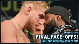 Jake Paul v Tyron Woodley Weigh-Ins and Face-offs! Plus Tommy Fury and Daniel Dubois