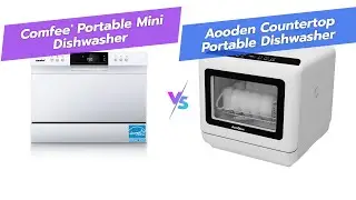 COMFEE&rsquo; vs AooDen: Best Countertop Dishwashers? 🧼✨ 6 Programs vs 5L Tank