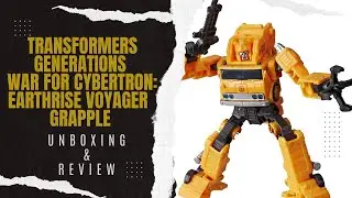 Transformers Generations - War for Cybertron Earthrise Voyager - Grapple:   Unboxing & Review
