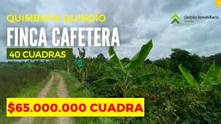 Se vende finca CAFETERA en Quimbaya Quind&iacute;o a 35 minutos de Armenia