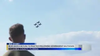 Thousands gather at NAS Pensacola to watch Blue Angels last practice of the 2025 season