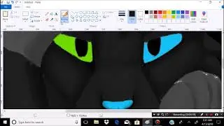 Little game - MS paint speedpaint - vent art/OC