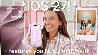 iOS 27 iphone customization + organization tips/tricks! MUST DO new features! 🤭