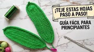 Hojas de tulipan / tutorial facil  y rápido 🌷