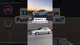 Hangisi? Fiat Punto - Honda Civic #bmw #tofaş #egea #f10 #e60 #m5 #peugeot #mercedes #e90