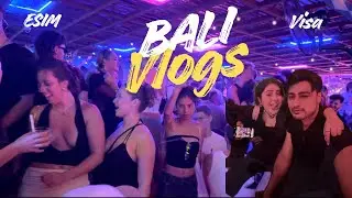 BALI VLOG  / BALI VISA INDONESIA/ BALI ESIM 235GB / MOTEL MEXICOLA/ CANGGU NIGHTLIFE PART 1