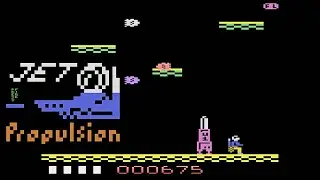 JET PROPULSION (Jet-Pac clone) - Atari 2600 Homebrew 2025 game! - DVDfeverGames