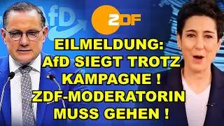EIL: AfD SIEGT! ZDF-Moderatorin muss GEHEN!