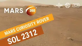 Mars 360: NASA's Mars Curiosity Rover - Sol 2312 (360video 8K)