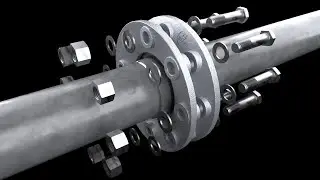Mastering Pipe and Flange Insulation: Engaging 3D Animation Guide