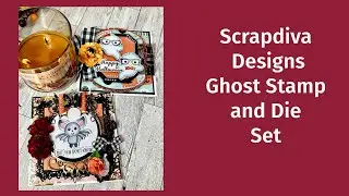 Scrapdiva Designs Ghost Stamp and Die Set