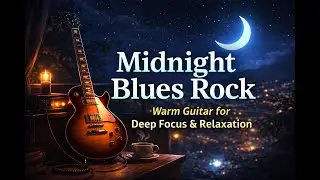 🌙 Midnight Blues Rock &ndash; Warm Guitar for Deep Focus & Relaxation