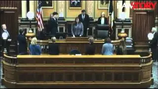 Wiccan priestess offers opening prayer at Iowa House