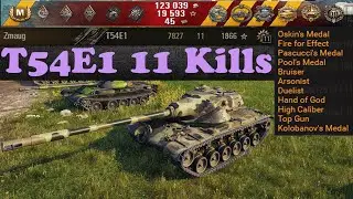 T54E1 🔝 11 Kills Kolobanov's 7.8k dmg, 1.9k exp 🔝 World of Tanks ✔️