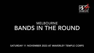 Bands in the Round Melbourne concert - Saturday 11 November 2023