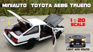 ‼️FITUR MELIMPAH DAN MURAH‼️ MINIAUTO TOYOTA AE86 TRUENO INITIAL D SERIES • 1:20 SCALE