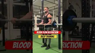Bicep Blood Flow Restriction | BFR Training Biceps #bloodflowrestriction