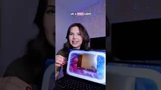 How to get a ringlight on MacBook! #apple #macbook #ringlight