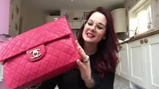 Whoops naughty girl Unboxing of a Chanel maxi flap bag preowned handbag