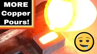 Melting Copper and Pouring Copper Bars at Home - Devil Forge