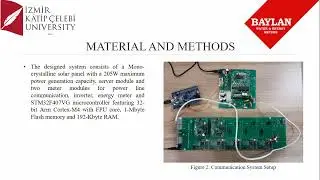 Microcontroller Based Power Line Communication Design for Photovoltaic Energy Systems - Spring 2023