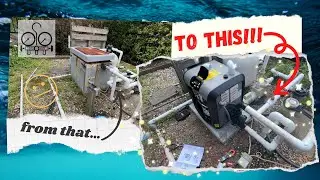Jandy Pool Heater Install!!! Taking Out a Rusty Box of Junk and Putting in a Jandy JXI400!!!