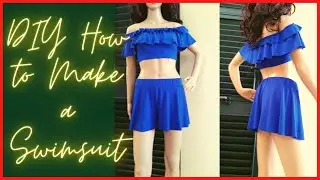 How to make your own swimsuit #beachsuit #nopattern #bathingsuit Useful & Easy Ideas