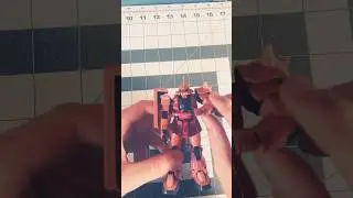 Building the MS-O6S Zaku 2 Gundam #building #gundam #hobby
