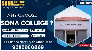 Sona College Of Technology#salem#topenginneringcolllege#collegevlog#fees#besteducation#placements