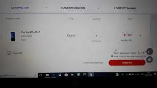 Vivo Flash sale bad luck it was added  to the Card but i forgot to checkout i saw after 30mins