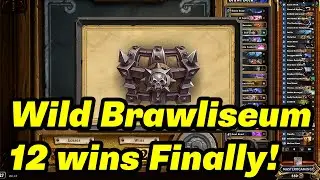 Hearthstone Wild Brawliseum 12 wins Run l CurseWarlock gameplay, Heroic Brawl.