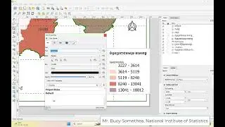 Change Font in New Print Layout - QGIS របៀបប្តូរ Font ក្នុង New Print Layout