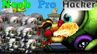 Noob vs Pro vs Hacker -  Zombie Tsunami Epic Gameplay Hack Game!