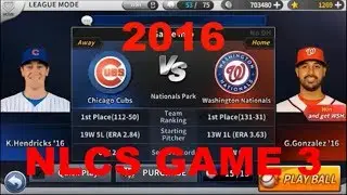 MLB 9 Innings 16 League Mode Episode 9: 2016 NLCS Game 3 vs the Chicago Cubs