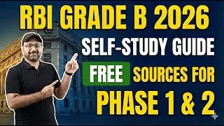 RBI Grade B Free Resources & Study Material | How to Prepare RBI Grade B Exam | Crack RBI Grade B