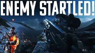ENEMY STARTLED! Battlefield 4 Hangar 21 Railgun